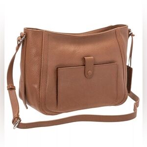 MANCINI Women's Pebbled Sophia Crossbody Handbag